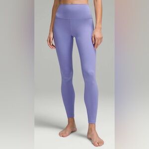 Lululemon Align high rise pant 28” in dark lavender size 10